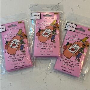 Sparkling Wine Bubble Bath Powder - Pink
